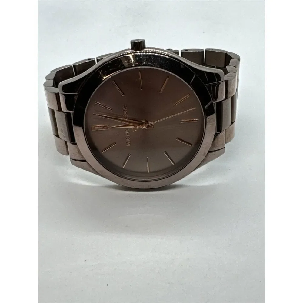 Michael Kors Slim Runway MK3418 Women's Stainless Steel Analog Dial Watch JNA426